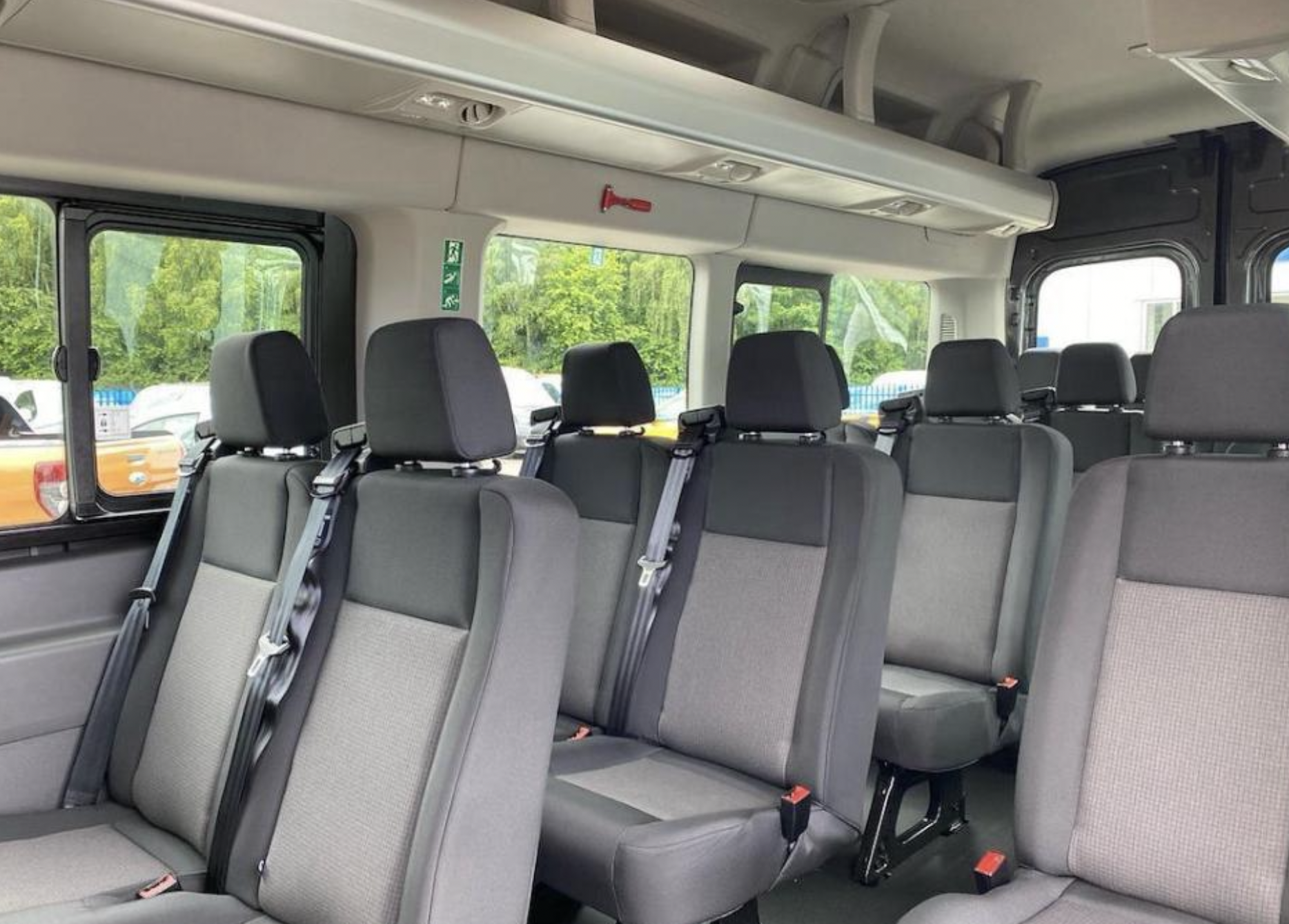 Minibus interior