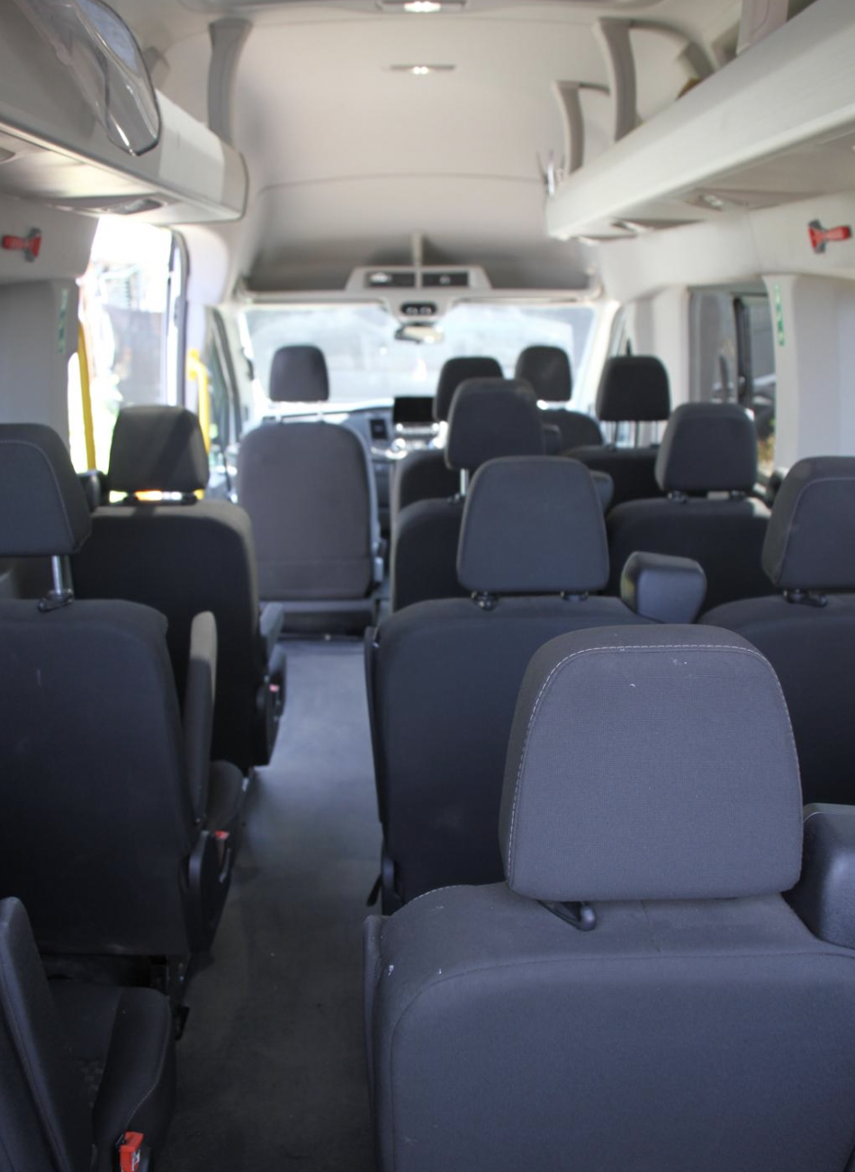 Minibus interior